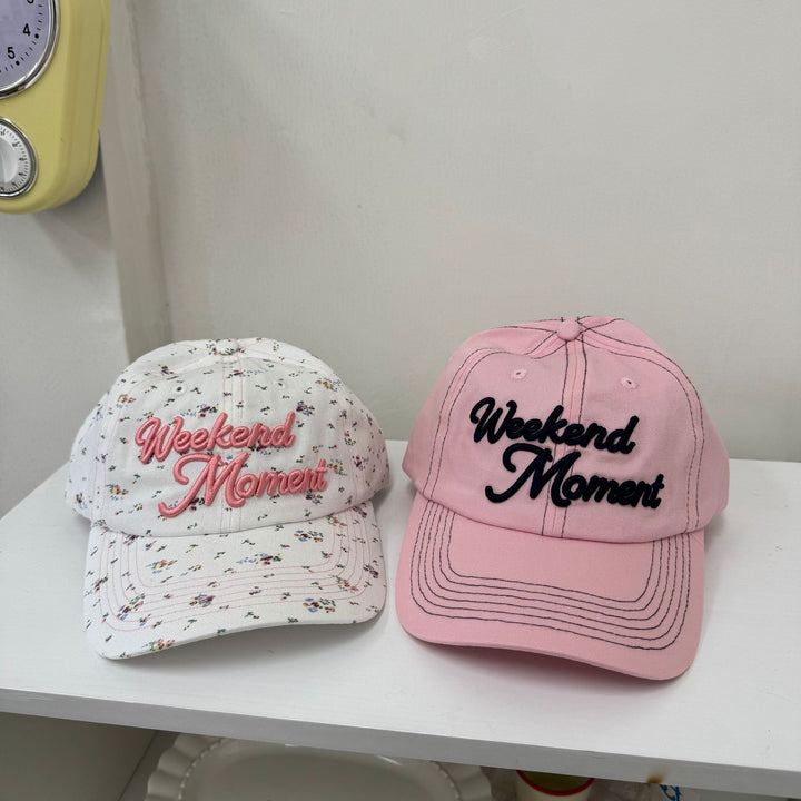 Dame Hjemmekoselig Bomull Baseball Caps med Brodert Frase Skanto