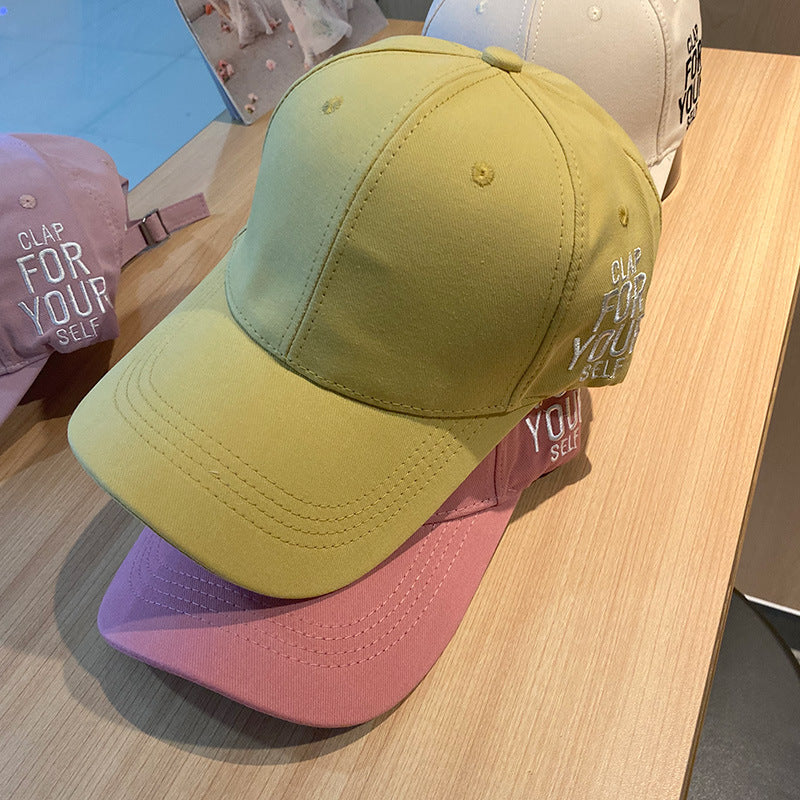 Kvinnelig Casual Bomull Baseball Caps Skanto