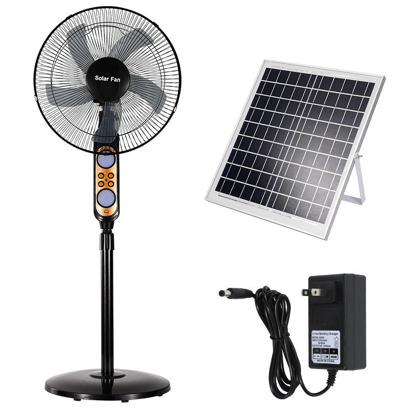 Dame Solarbetriven Stående Vifte Skanto