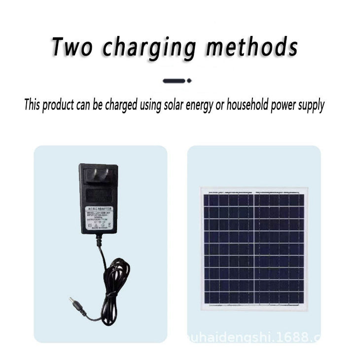 Dame bordvifte med fjernkontroll og solenergi Skanto