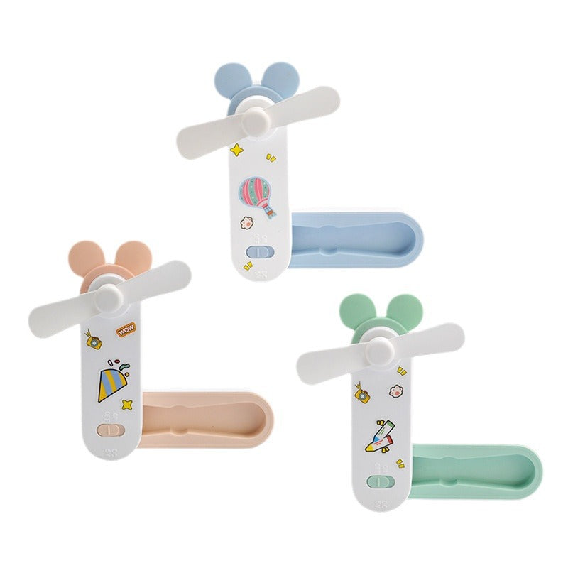 Unisex Bærbar Mini-Håndvifte i søtt design Skanto