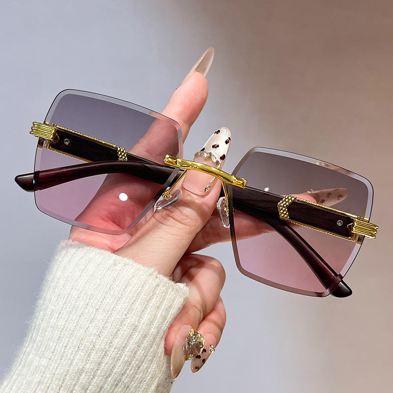 Dame stilige oversized firkantede solbriller Skanto