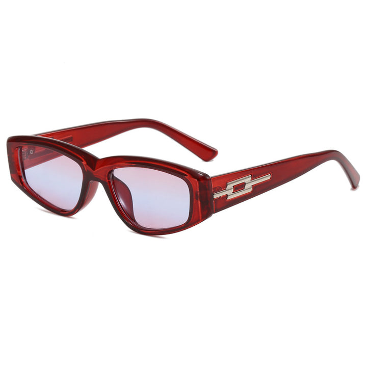 Dame fashion solbrille med elegant rammedekor Skanto