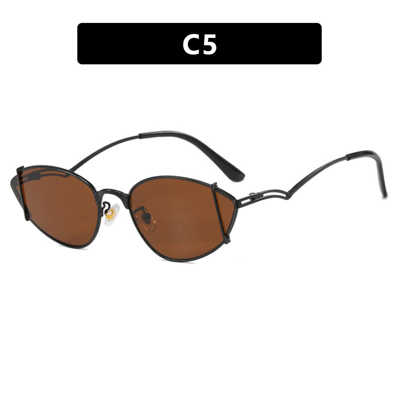 Dame moteriktig Cat-Eye solbrille Skanto