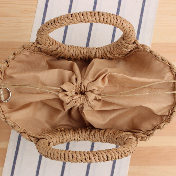 Håndlaget kurvveske i Boho-stil Skanto