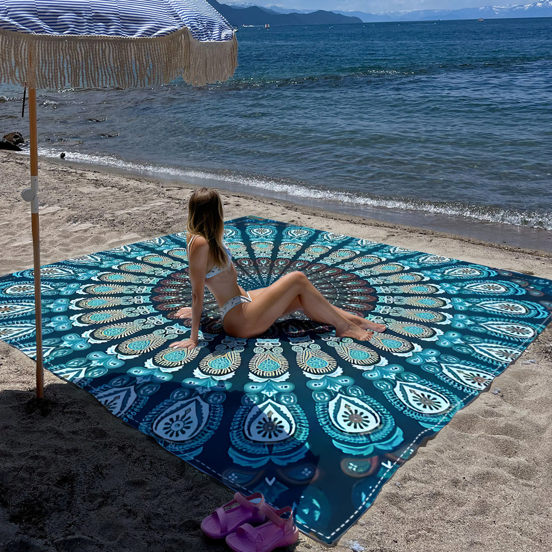 Mandala Design Strandmat Skanto