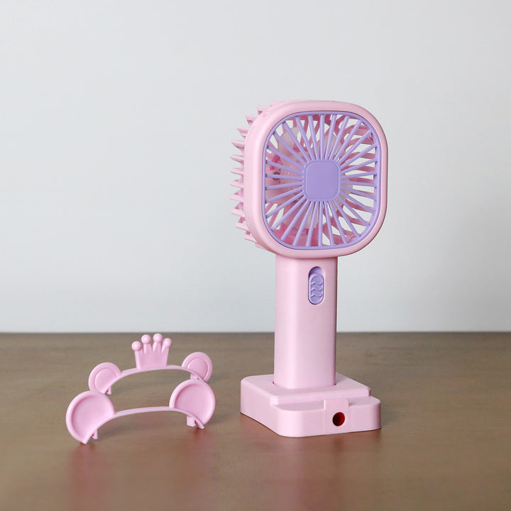Unisex Bærbar Håndvifte med søtt Dyredesign Skanto