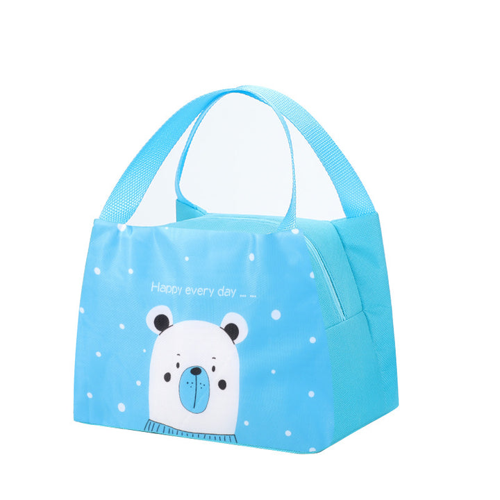 Insulated Lunch Bag with Fun Penguin Design Skanto