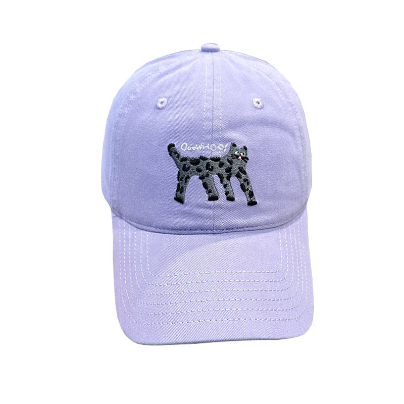 Kvinners trendy dyreprint baseballcap Skanto