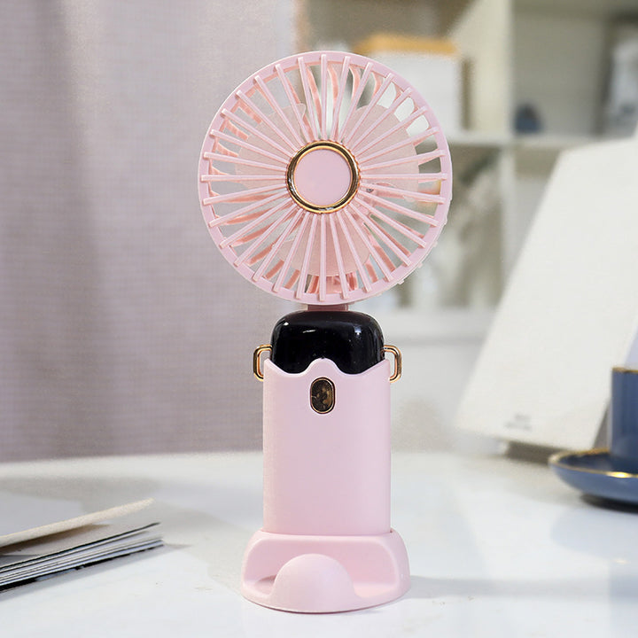 Dame Bærbar Mini-vifte med ergonomisk håndtakdesign og justerbar helling Skanto