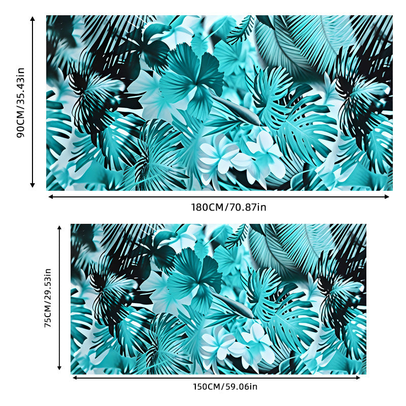 Strandhåndkle med floral akvarelldesign Skanto