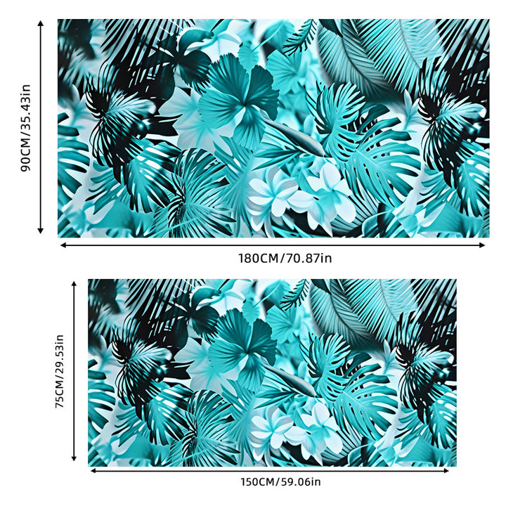 Strandhåndkle med floral akvarelldesign Skanto