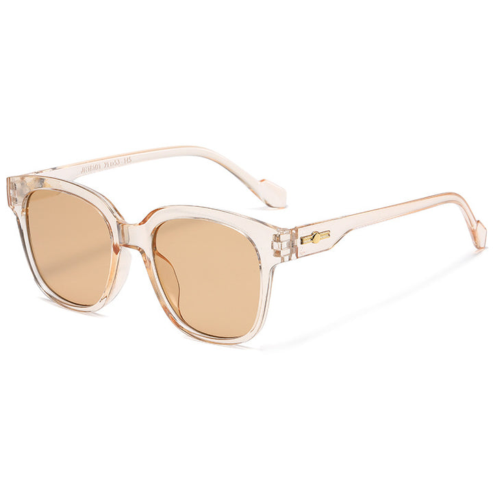 Dame Kvadratisk solbrille i elegant skilpadde-design Skanto