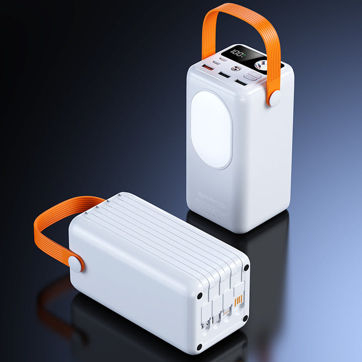 Bærbar powerbank med multifunksjonelt LED-lys og smart ladelys Skanto
