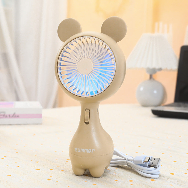 Dame portable mini håndvifte med fleksibel monteringsmekanisme Skanto