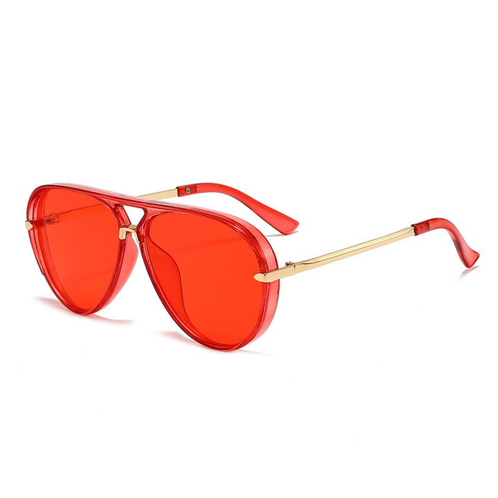 Dame pilot-solbrille med moderne metallramme og UV-beskyttelse Skanto