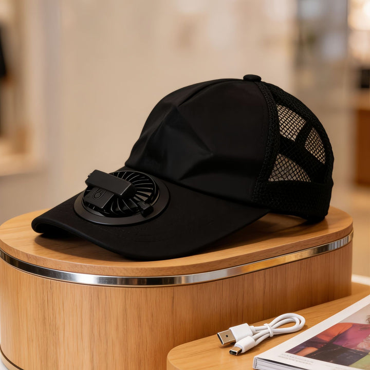 Unisex Lue med integrert vifte Skanto