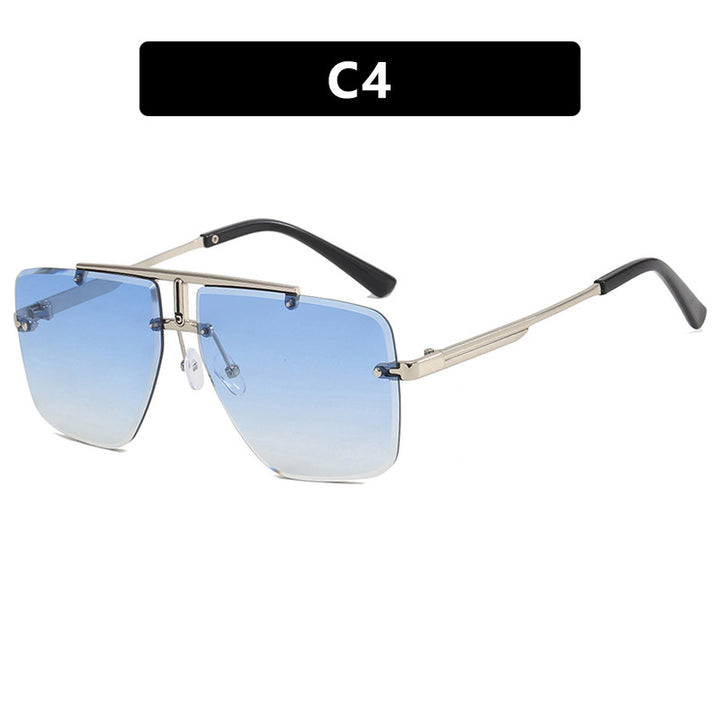 Dame kvadratisk solbrille i stilfull minimalistisk design Skanto