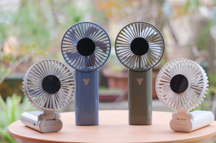 Unisex Bærbar Håndvifte med kraftig batteri og kompakt design Skanto