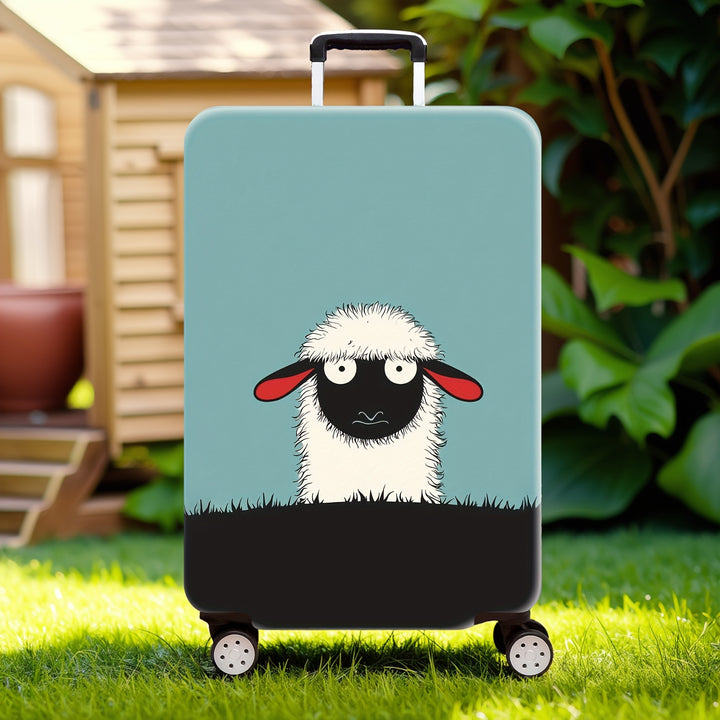 Cartoon Bull Design Hard Shell Suitcase Skanto