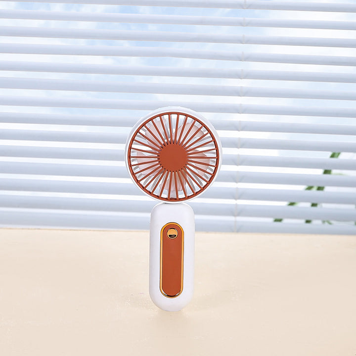 Unisex Bærbar Håndvifte med LED-skjerm og ergonomisk grep Skanto