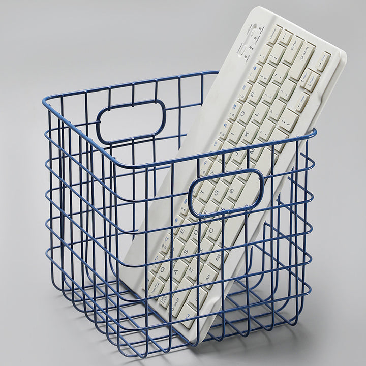 Unisex trådinndelingskurv med ergonomiske håndtak Skanto