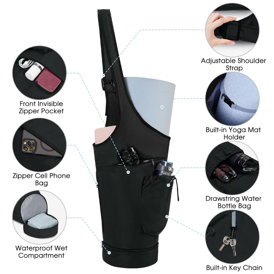 Sporty crossbody bag with multifunctional compartments Skanto