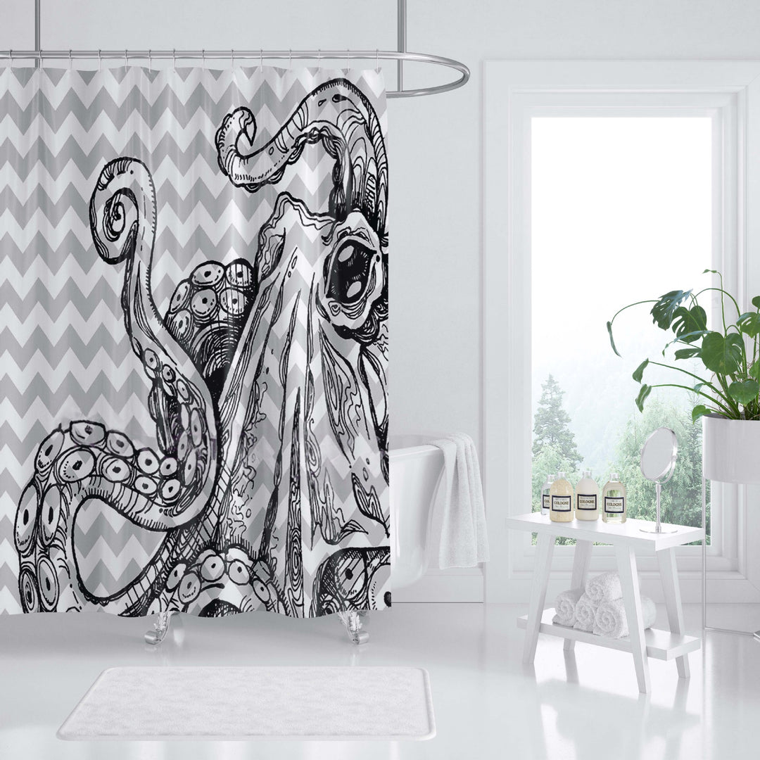 Havtema Kunst Duschgardin Skanto