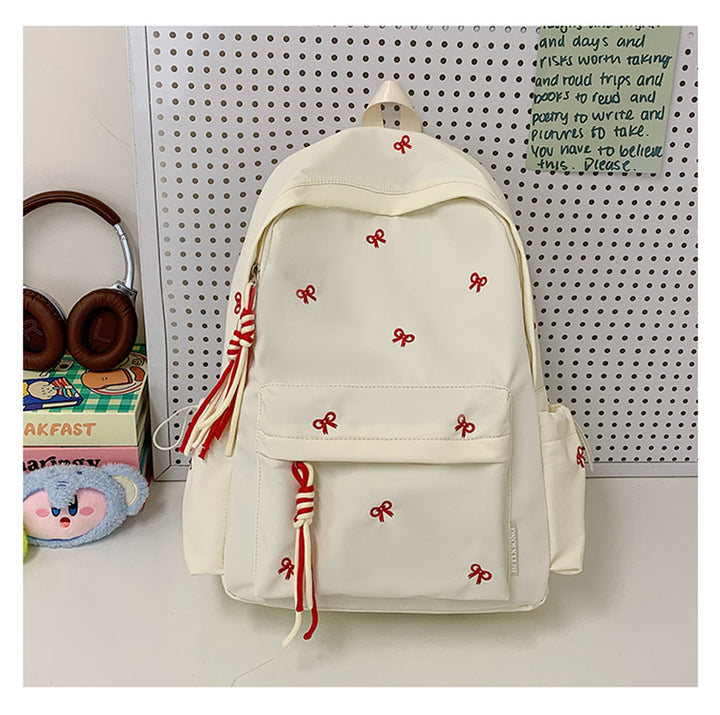 Sjarmerende Brodert Skolesekk