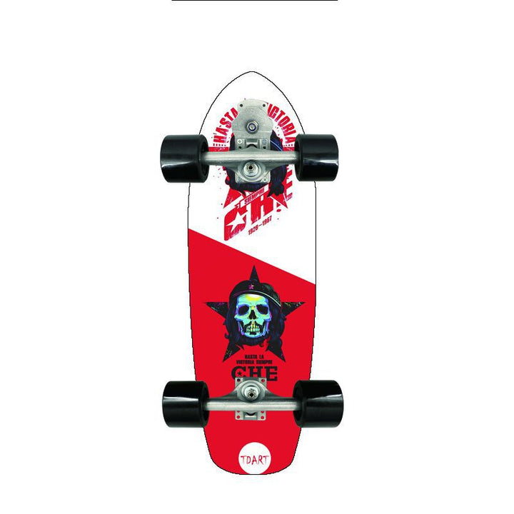 Retro-inspirert mini cruiser skateboard Skanto