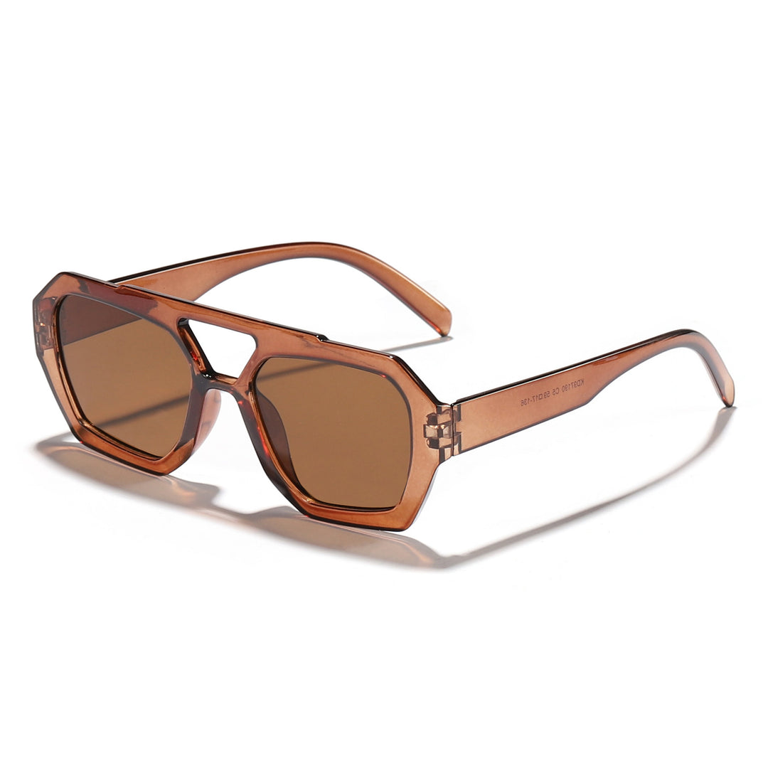 Dame moteriktig solbrille i eksklusiv oktagon-design Skanto