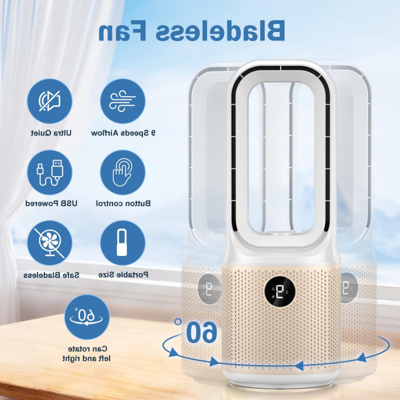 Unisex Bærbar Turmventilator med innovativ trådløs teknologi Skanto