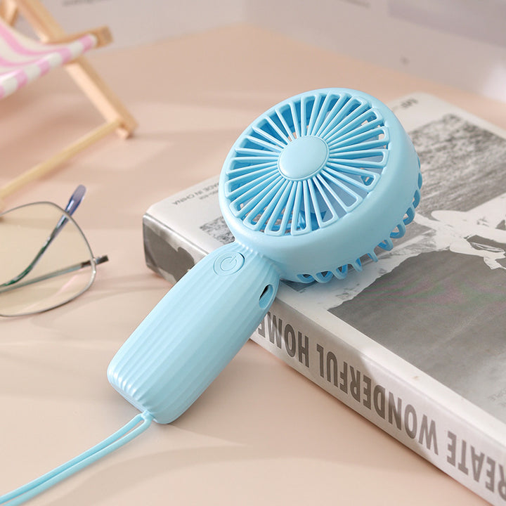 Kvinners bærbare mini håndholdte vifte med ergonomisk håndtak Skanto