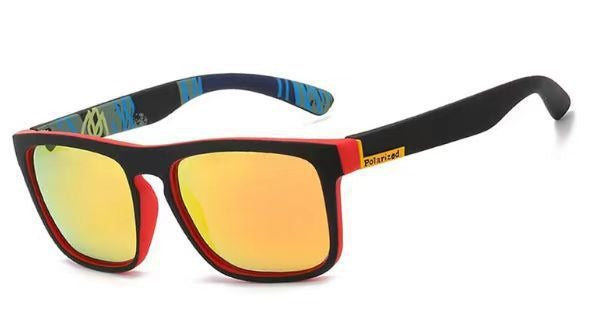 Unisex nan polarisert sports solbrille med robust plastikkramme og ergonomiske stenger Skanto