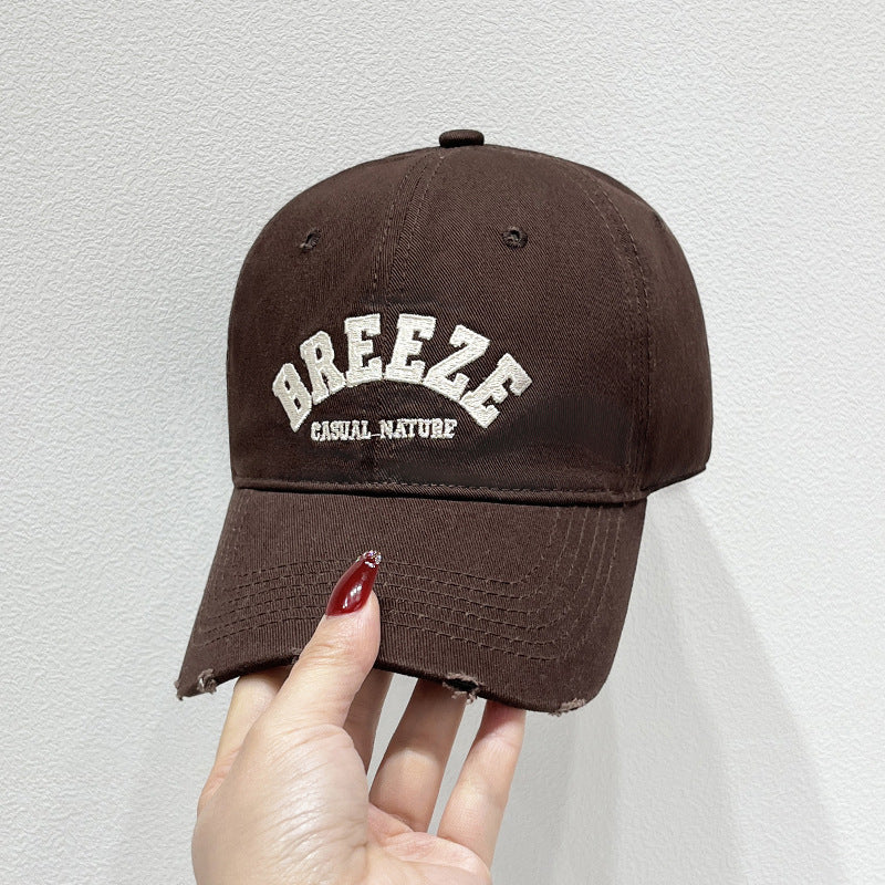 Herre Casual Slitt Bomulls Caps Skanto