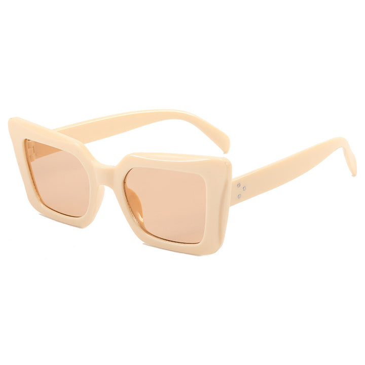 Dame firkantet solbrille med minimalistisk design Skanto