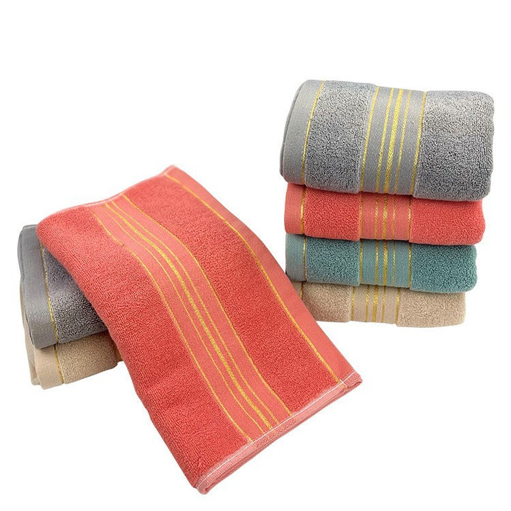 Frottee-Håndkle-sett med elegant stripemønster Skanto
