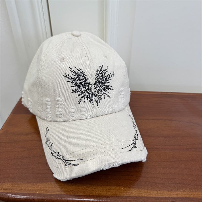 Kvinne's Slitt Grafisk Baseball Caps Skanto