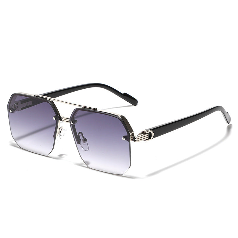 Dame sekskantet solbrille med elegant metallramme Skanto