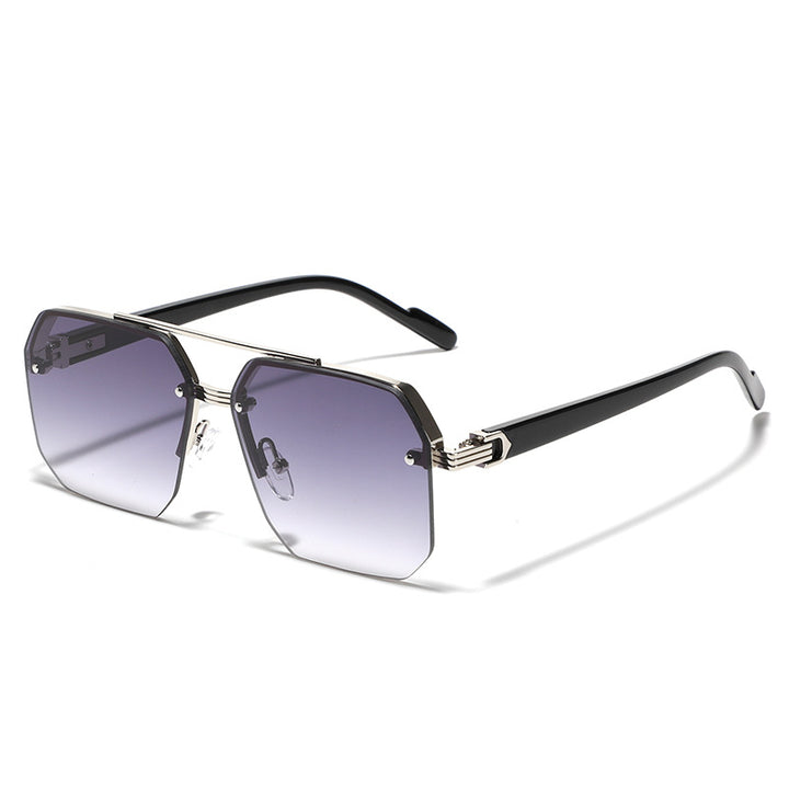 Dame sekskantet solbrille med elegant metallramme Skanto