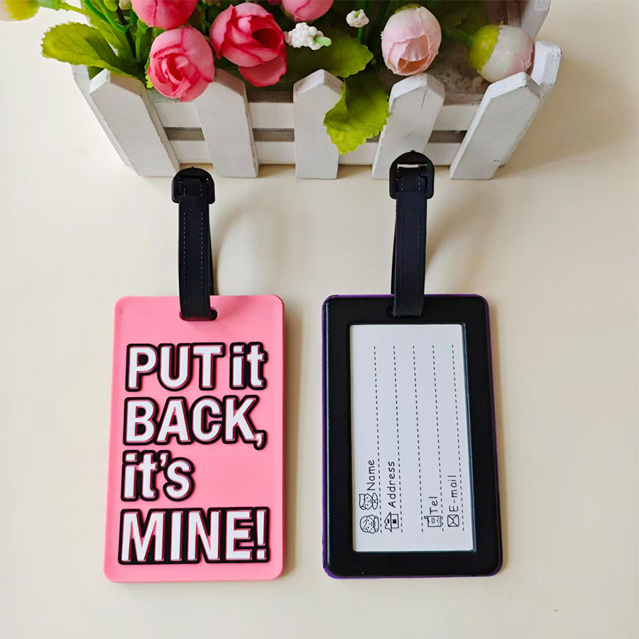 Unisex Playful Statement Luggage Identifier Skanto