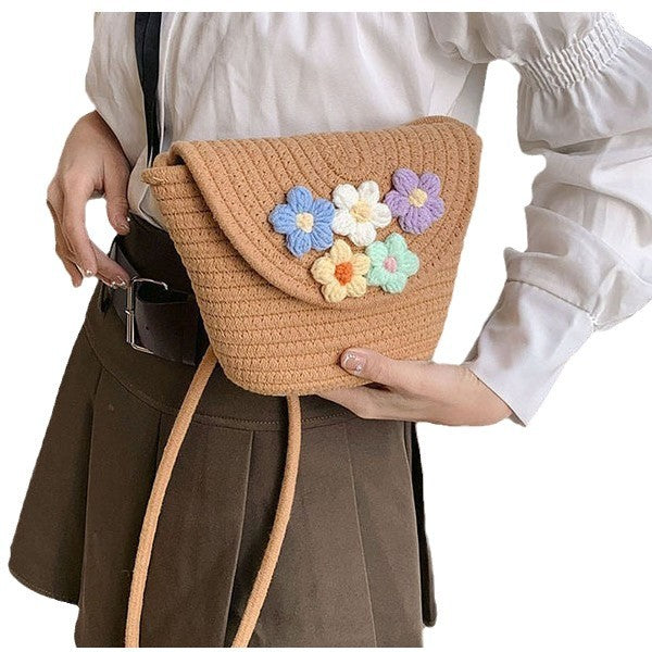 Håndlaget blomsterbag Skanto