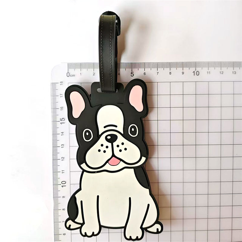 Unisex Cartoon Dog Luggage Tag Skanto