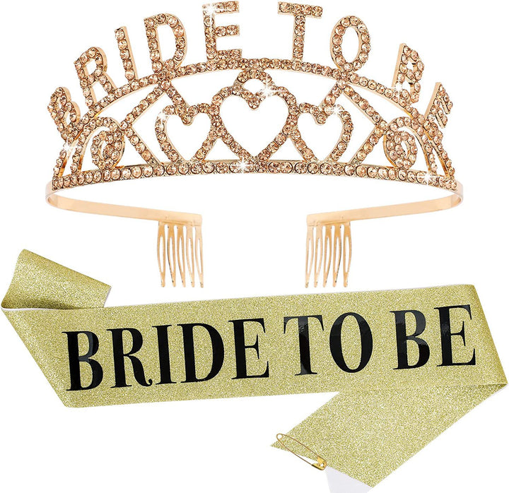 Dame Glitrende Tiara med Hjerte Motiver Skanto