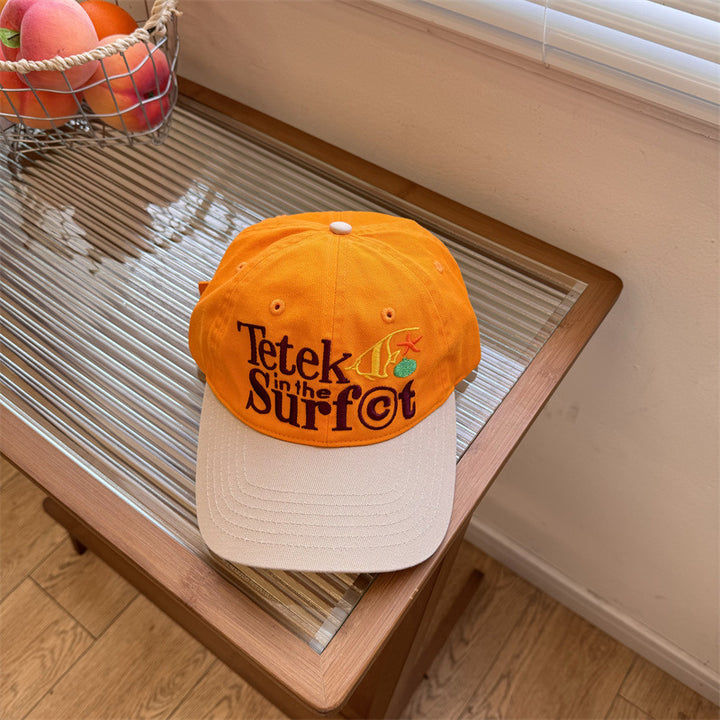 Kvinnenes broderte casual solhatt Skanto