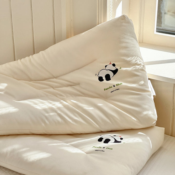 Damer Ergonomisk hodepute med lekent panda-motiv Skanto