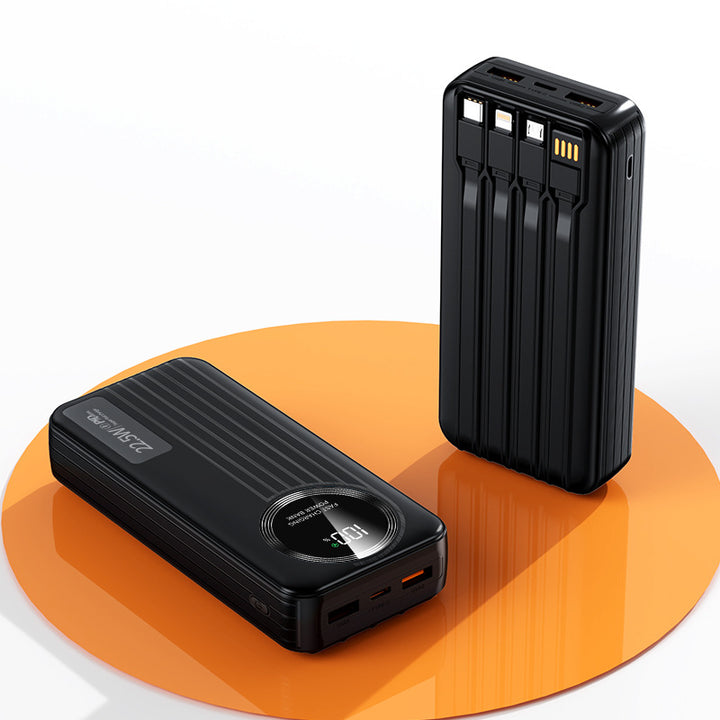 Høyytelses powerbank med Smart-LED-skjerm Skanto