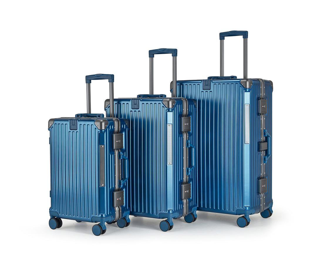 Unisex Aluminium Hard Shell Reisebagasjesett Skanto