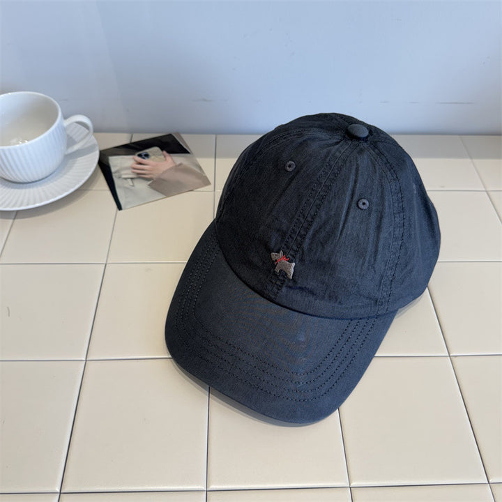 Kvinne Casual Vasket Bomull Baseball Cap Skanto