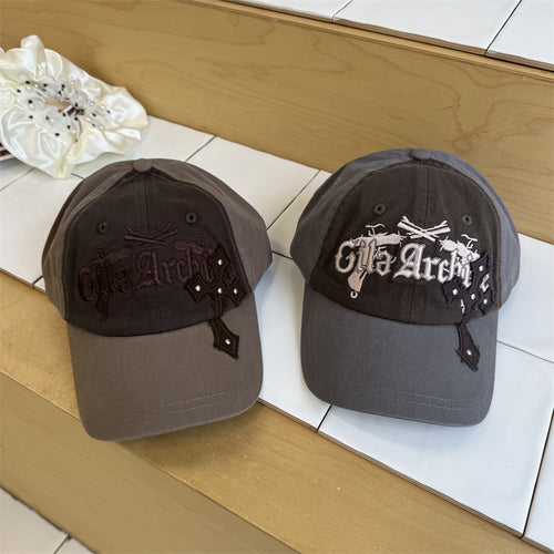 Herre Casual Grafisk Brodert Baseball Caps Skanto 1783922125